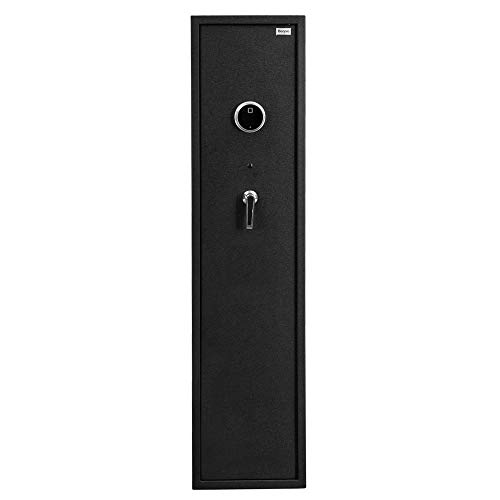Bonnlo Biometric Rifle Safe Quick Access Safe Large 5 Cabi...