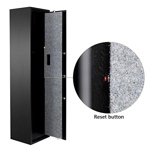 Bonnlo Electronic Safe Large Firearm Rifle Storage Cabinet Qui...