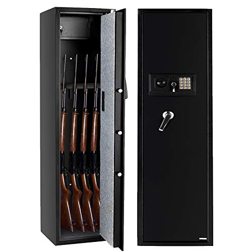 Bonnlo Electronic Safe Large Firearm Rifle Storage Cabinet Qui...