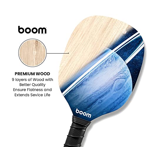 Pickleball Paddle Set | Set of 4 Premium Wood Paddles | Complete S...