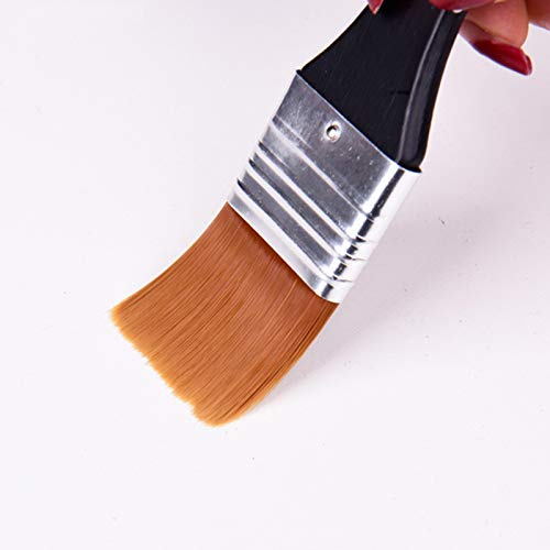 Paint Brushes for Paints Stains Varnishes Glues and Gesso, Nylon H...