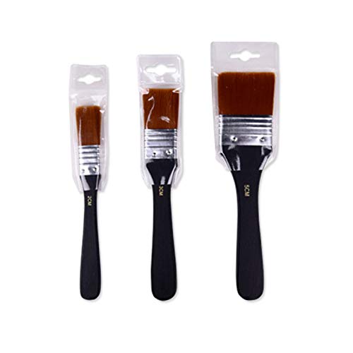 Paint Brushes for Paints Stains Varnishes Glues and Gesso, Nylon H...