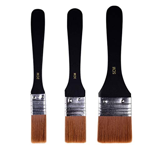 Paint Brushes for Paints Stains Varnishes Glues and Gesso, Nylon H...