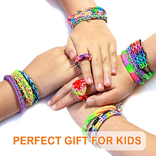 12730+ Loom Rubber Bands Refill Kit in 26 Color with 500 Clips ,6 ...