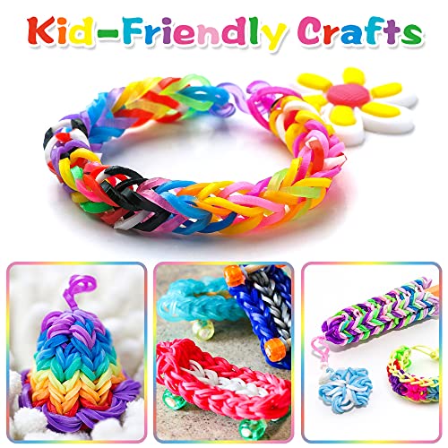 12730+ Loom Rubber Bands Refill Kit in 26 Color with 500 Clips ,6 ...