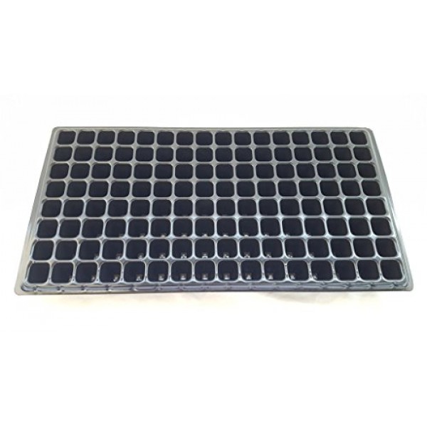128 Cell Seed Starter Tray - Extra Strength, 10 Pack, Seedling Tra...