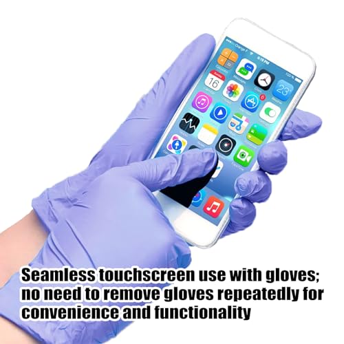 Borje Nitrile Exam Gloves, 4 Mil Disposable Medical Gloves, Latex-...