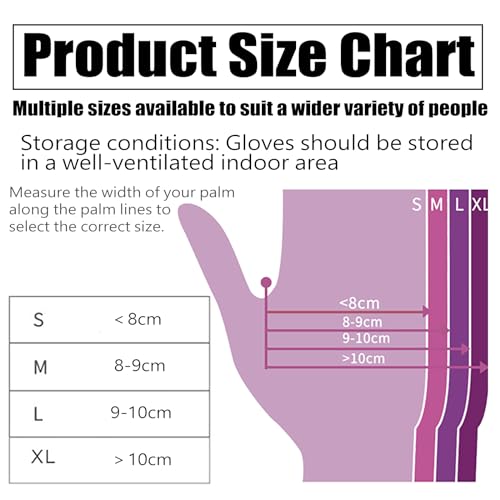 Borje Nitrile Exam Gloves, 4 Mil Disposable Medical Gloves, Latex-...