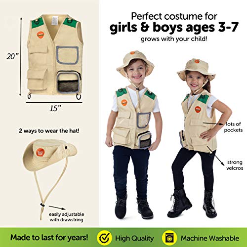 Born Toys Premium Explorer kit for kids With explorer Vest,bug cat...