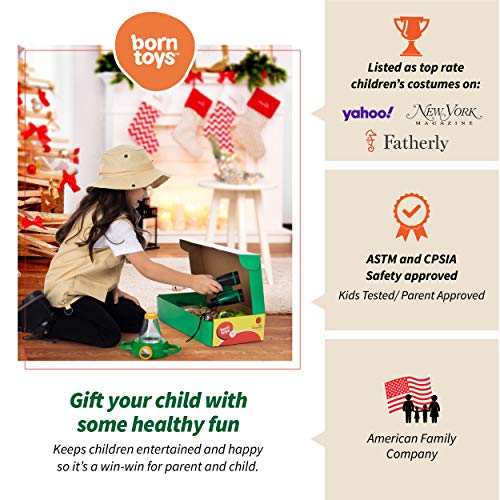 Born Toys Premium Explorer kit for kids With explorer Vest,bug cat...