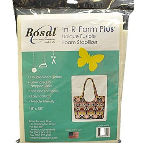 Bosal 493-18 In-R-Form Double Sided Fusible Foam Stabilizer, 18x58...