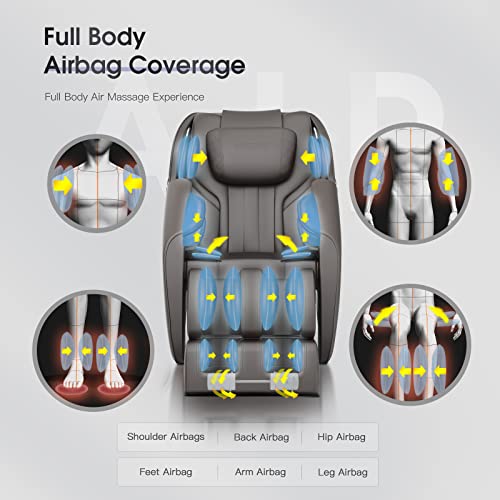 BOSSCARE Massage Chair Recliner with Zero Gravity, Full Body Airba...