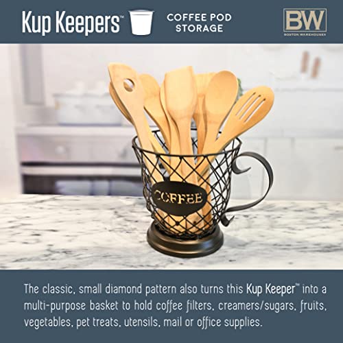 Boston Warehouse Coffee Mug Kup Keeper, Storage Basket,20 pods