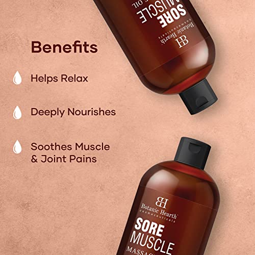 BOTANIC HEARTH Sore Muscle Massage Oil - with Arnica Montana Extra...