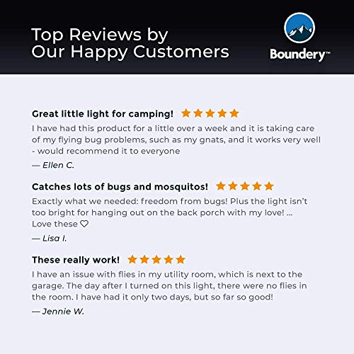 Bug Bulb 2 in 1 Camping Lantern by Boundery - Electric Bug Zapper ...