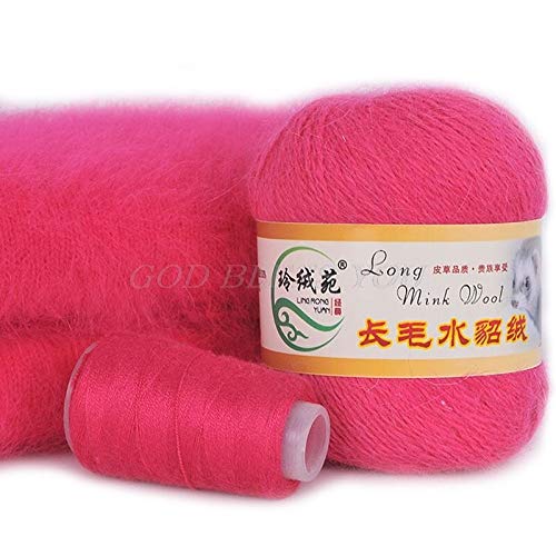 Knit Wool - 50 Grams Per Person Soft Mink Wool Hand Knitted Luxury...