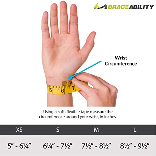 BraceAbility Thumb & Wrist Spica Splint | De Quervains Tenosynovi...