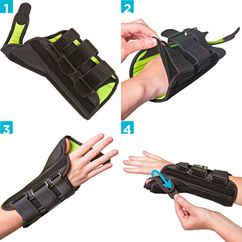 BraceAbility Thumb & Wrist Spica Splint | De Quervains Tenosynovi...