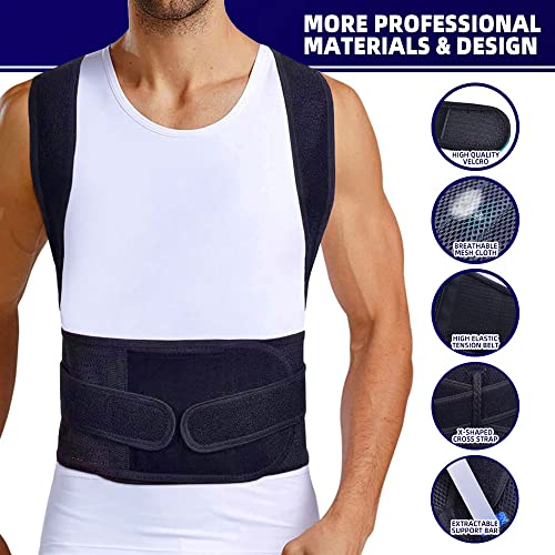 Upgraded Posture Corrector Back Brace for Men and Women, New Versi...