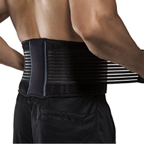 BraceUP Stabilizing Lumbar Lower Back Brace Support Belt Dual Adju...