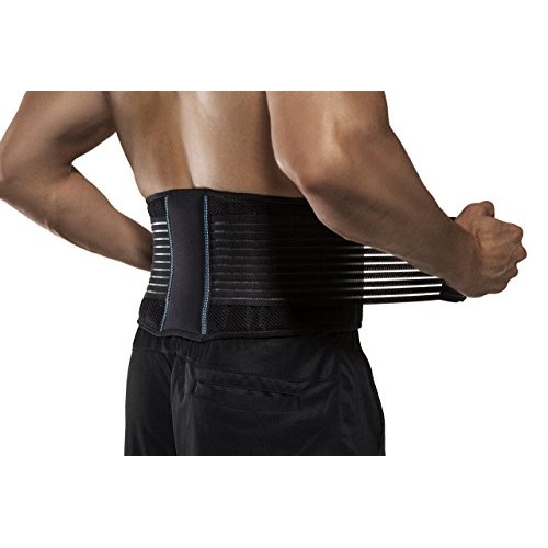 BraceUP Stabilizing Lumbar Lower Back Brace Support Belt Dual Adju...