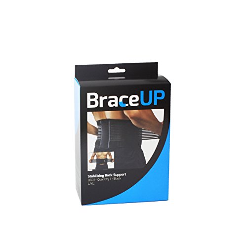 BraceUP Stabilizing Lumbar Lower Back Brace Support Belt Dual Adju...