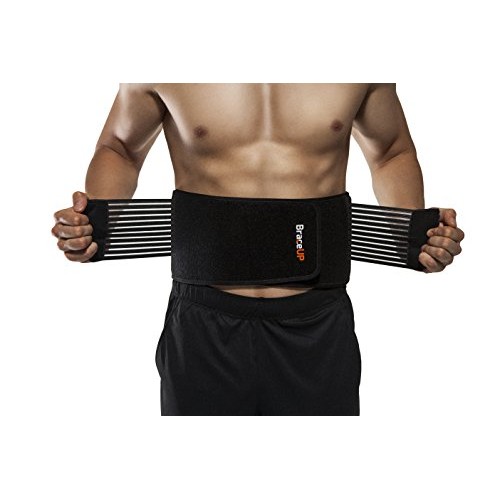 BraceUP Stabilizing Lumbar Lower Back Brace Support Belt Dual Adju...