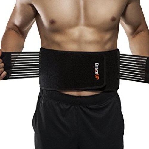 BraceUP Stabilizing Lumbar Lower Back Brace Support Belt Dual Adju...