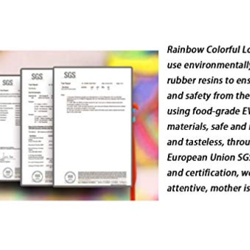 5000+ Rainbow Loom Bands, Rainbow Rubber Bands for Bracelet Maki...