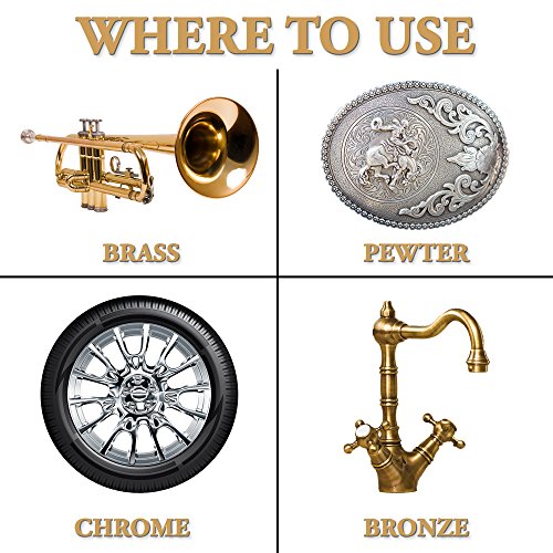 Brasso 2660089334 8 oz Metal Polish for Brass, Copper, Stainless, ...