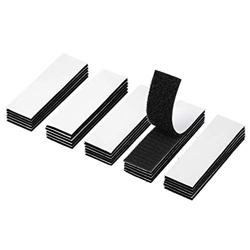 BRAVESHINE 25Pack Heavy Duty Mounting Tape Double-Sided Reclosable...