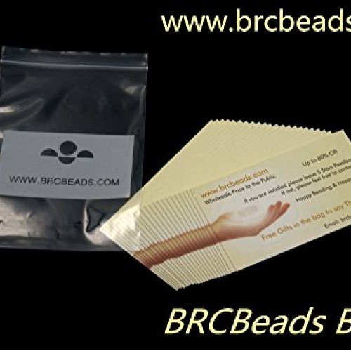 BRCbeads 8mm Silver Plated Crystal Rondelle Spacer Beads 100pcs pe...