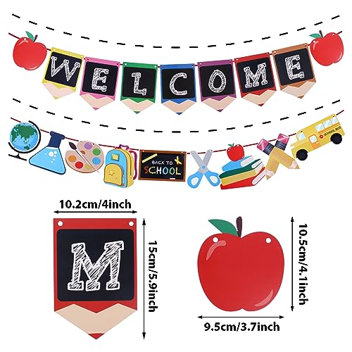 Welcome Back To School Banner, Large, 10 Feet, Colorful Back To Sc...