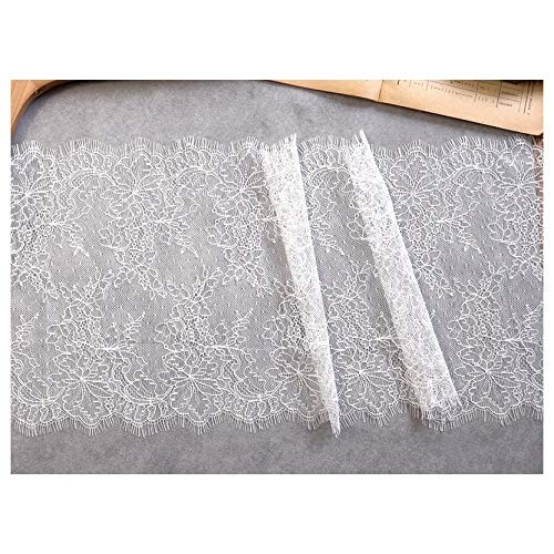 ALE14 Lace Fabric Eyelash Chantilly Floral Bridal/Wedding Dress Fl...
