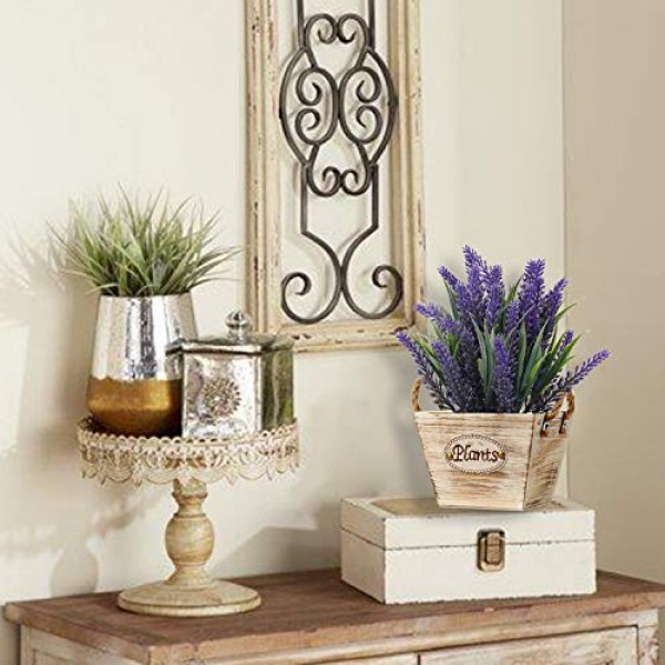 Rustic Wooden Crates Vintage Decorative Tray Storage Display Box C...
