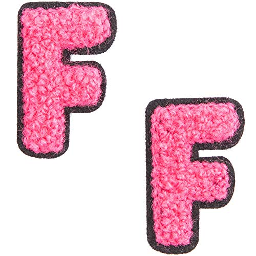 Bright Creations Iron On Alphabet Letter Patches A - Z 52 Count
