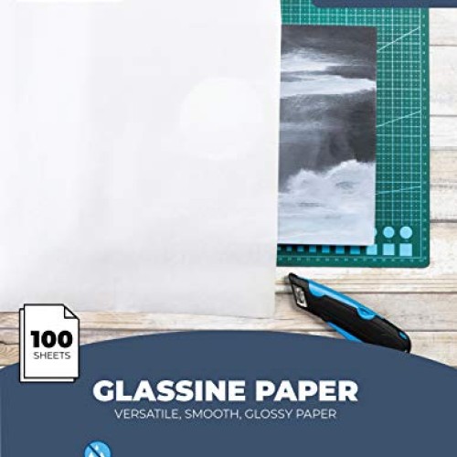 Glassine Paper Sheets for Artwork 16 x 20 in, 100 Pack