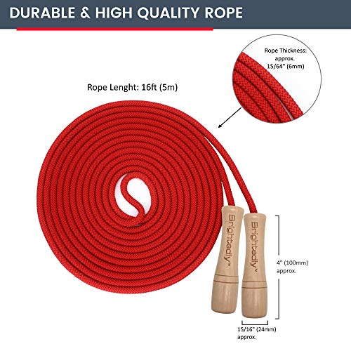 Brightedly 16 FT Long Jump Rope for Kids, Multiplayer, Adjustable ...