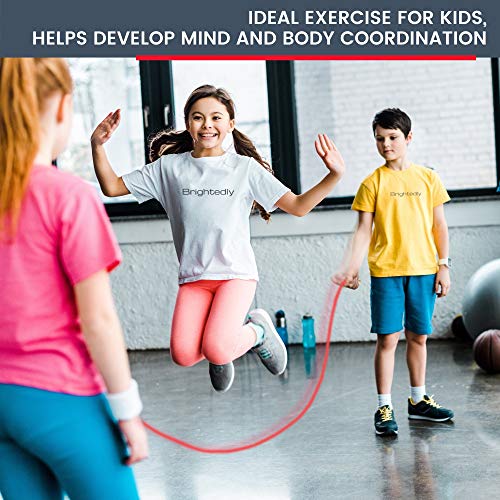 Brightedly 16 FT Long Jump Rope for Kids, Multiplayer, Adjustable ...