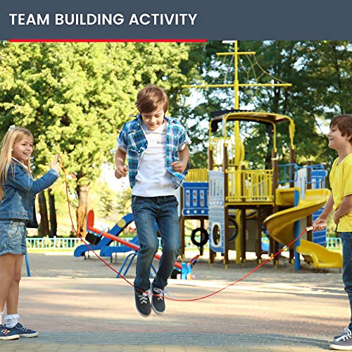 Brightedly 16 FT Long Jump Rope for Kids, Multiplayer, Adjustable ...