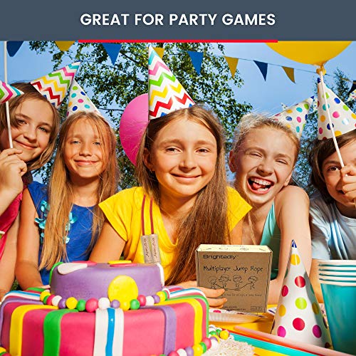 Brightedly 16 FT Long Jump Rope for Kids, Multiplayer, Adjustable ...