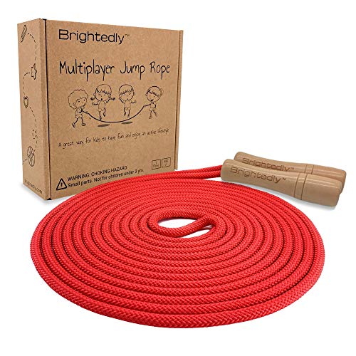 Brightedly 16 FT Long Jump Rope for Kids, Multiplayer, Adjustable ...