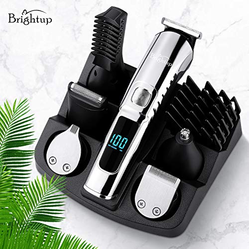 Brightup Beard Trimmer for Men - 18 Piece Beard Trimming Kit with ...