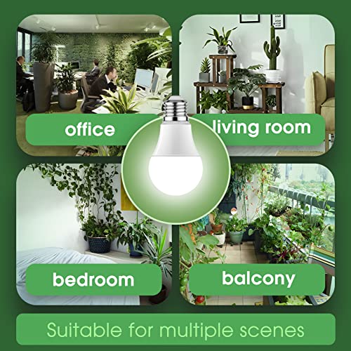Briignite Grow Light Bulbs, Full Spectrum Grow Light Bulb, LED Gro...