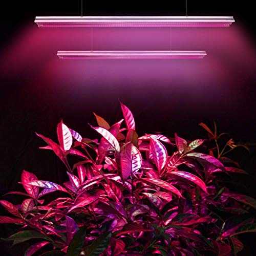 Pack of 2, 4FT LED Grow Light Fixture with Reflector Combo, 120W ...