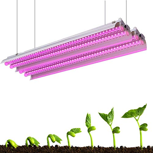 Pack of 2, 4FT LED Grow Light Fixture with Reflector Combo, 120W ...