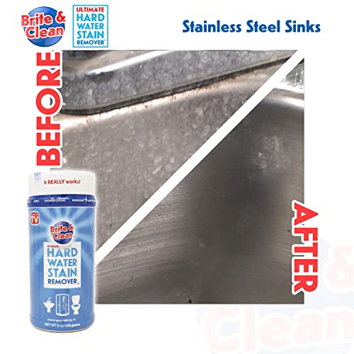 Brite & Clean Ultimate Hard Water Stain Remover, 6 Ounce Pack of ...