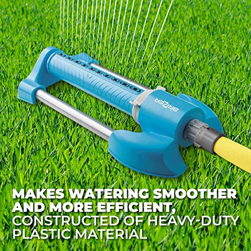 Brizer Oscillating Lawn Sprinkler, Waters 3,000 ft. of Lawn Care, ...