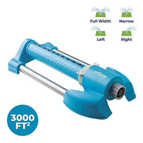 Brizer Oscillating Lawn Sprinkler, Waters 3,000 ft. of Lawn Care, ...