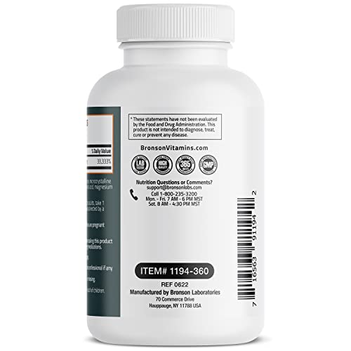 Bronson Biotin 10,000 MCG Supports Healthy Hair, Skin & Nails & En...